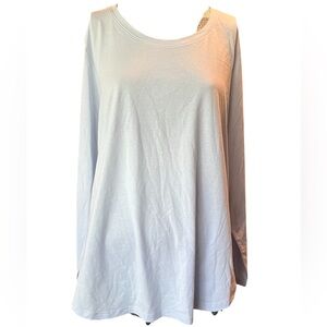 Style & Co 3X Light Blue Long Sleeve Top